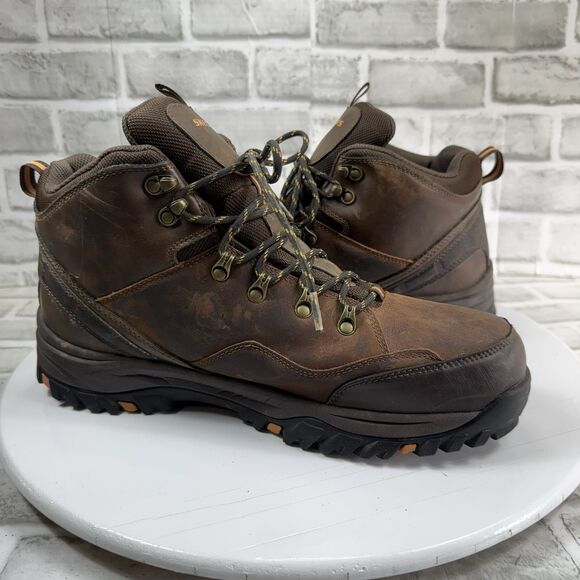 Skechers Relment Traven Men\'s Size 13 Brown Waterproof Hiking Boots 65529 main image 5